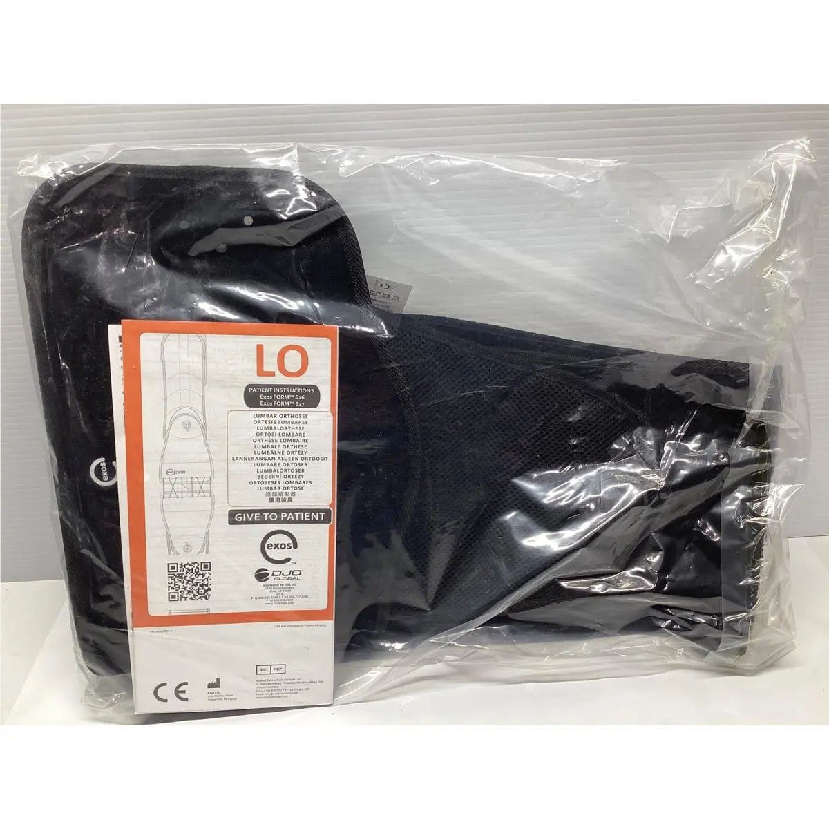 Exos Spine Bracing System 200627-60 Form 627 L/xl