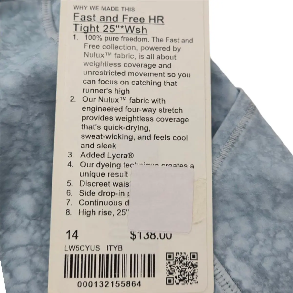 Lululemon clothing - Blue 5