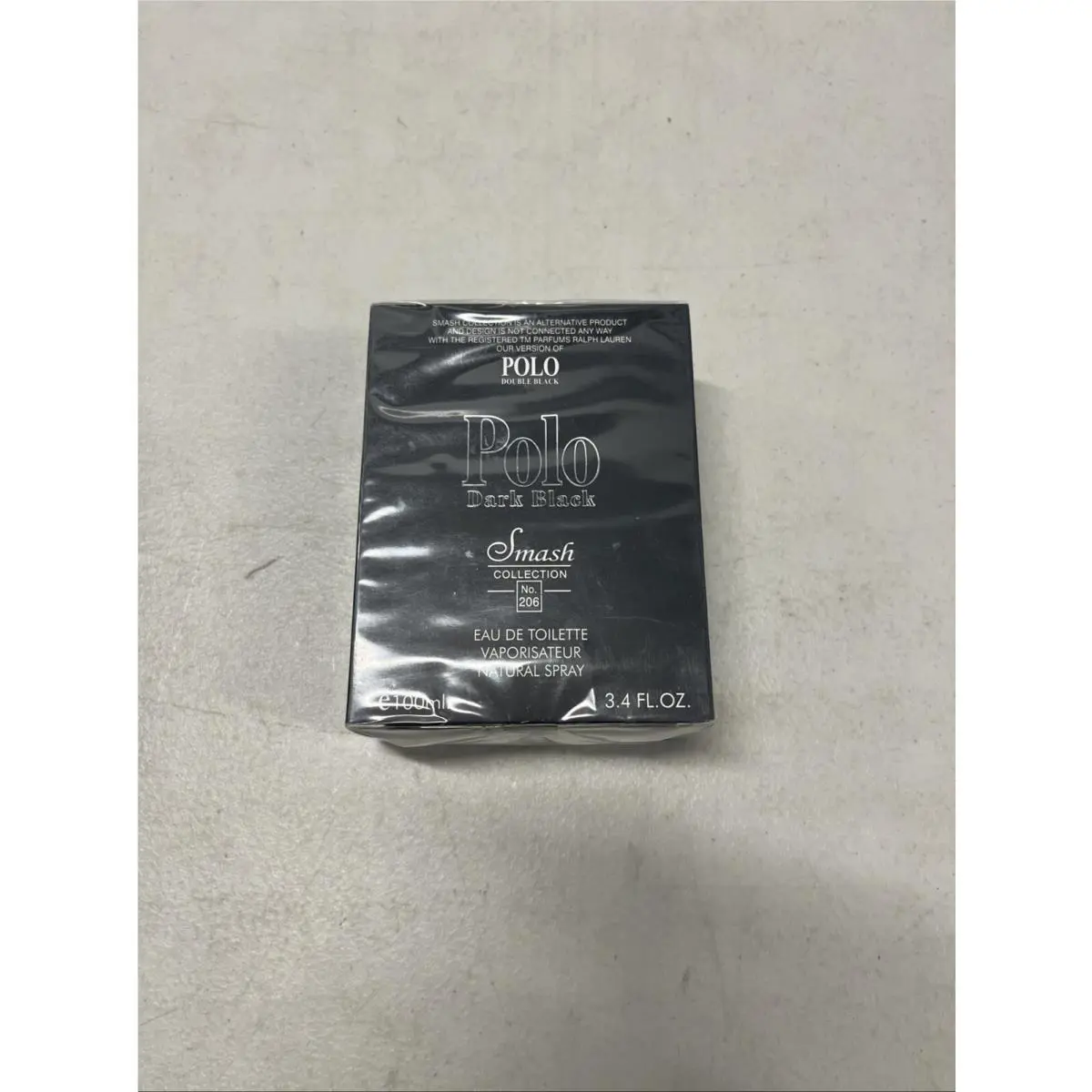 Ralph Lauren Polo Dark Black Eau De Toulette 3.4 Oz Made In France