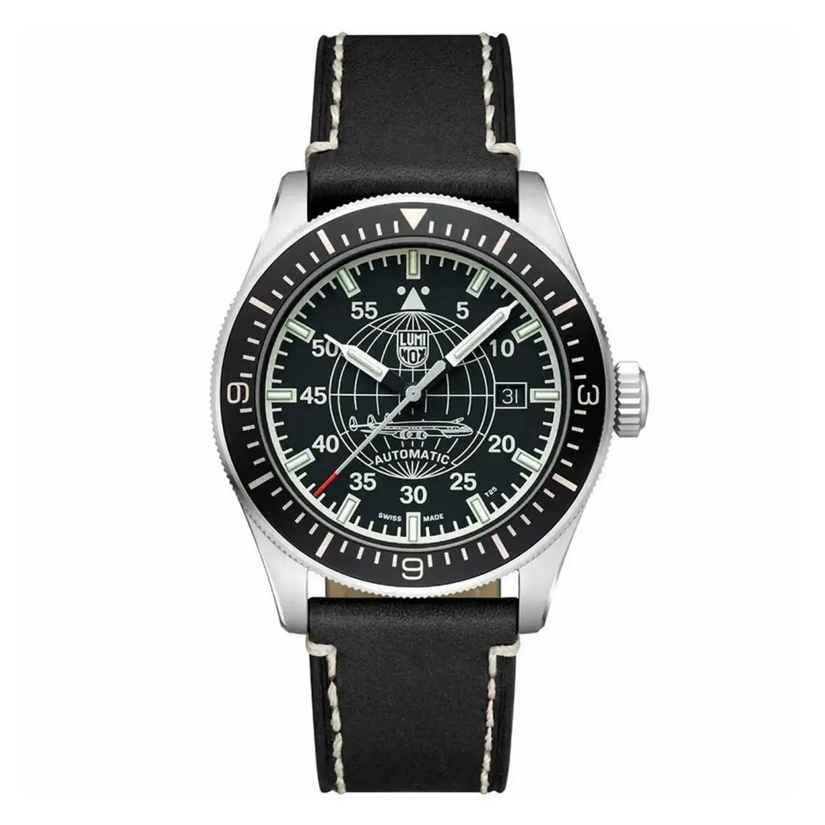 Luminox Men`s Watch Constellation Automatic Date Display Black Strap XA.9601
