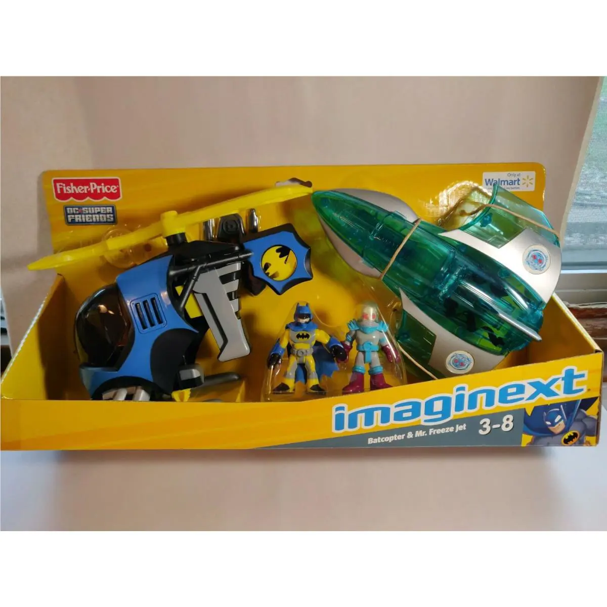 Imaginext DC Super Friends Batcopter Mr. Freeze CosBman779