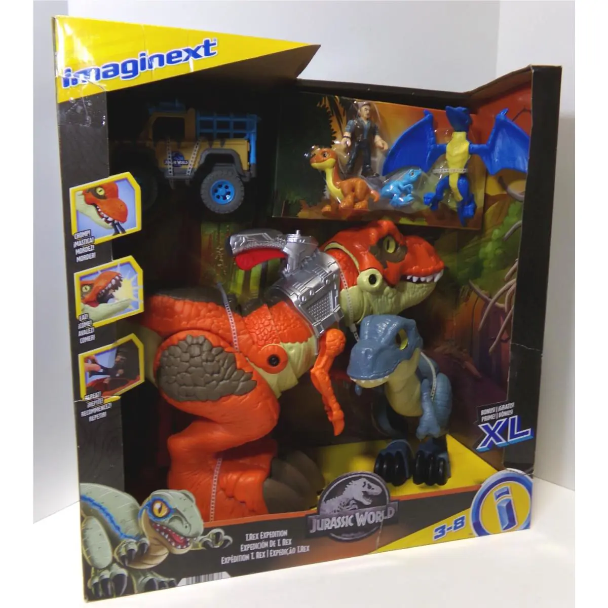 Fisher Imaginext Jurassic World Park Dominion T Rex Expedition B 080922WBIG