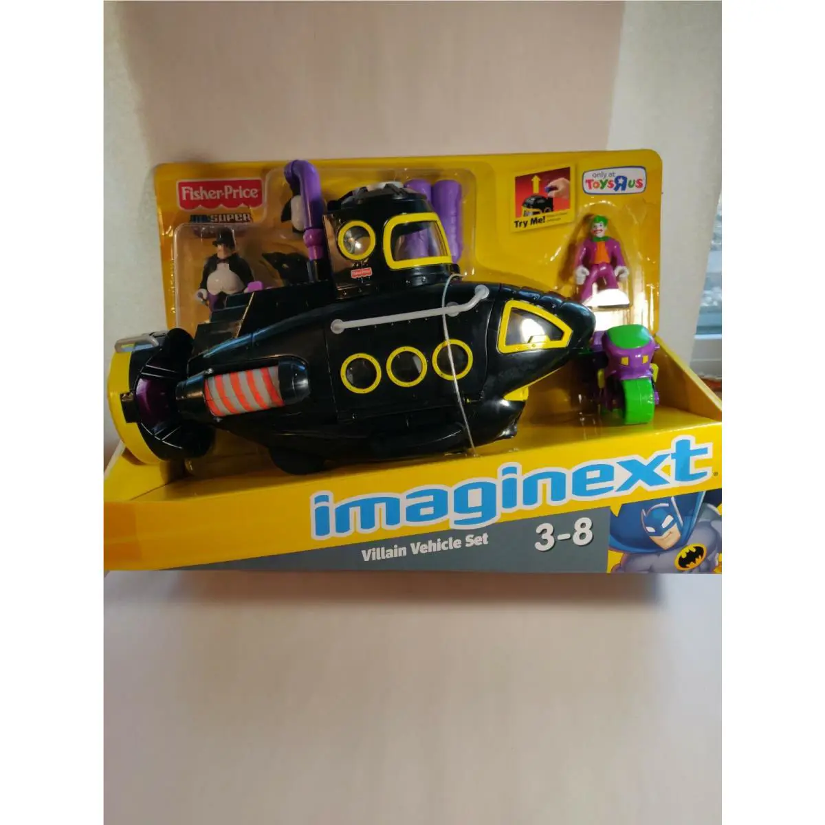 Imaginext DC Super Friends Penguin Sub Villain Vehicle Set CosBman679