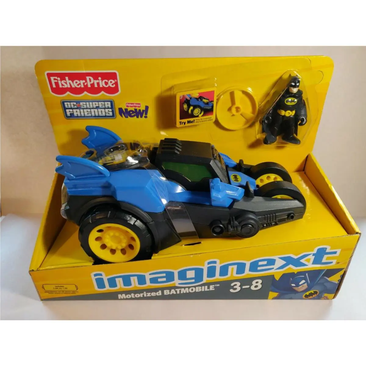 Imaginext DC Super Friends Motorized Batmobile CosBman795