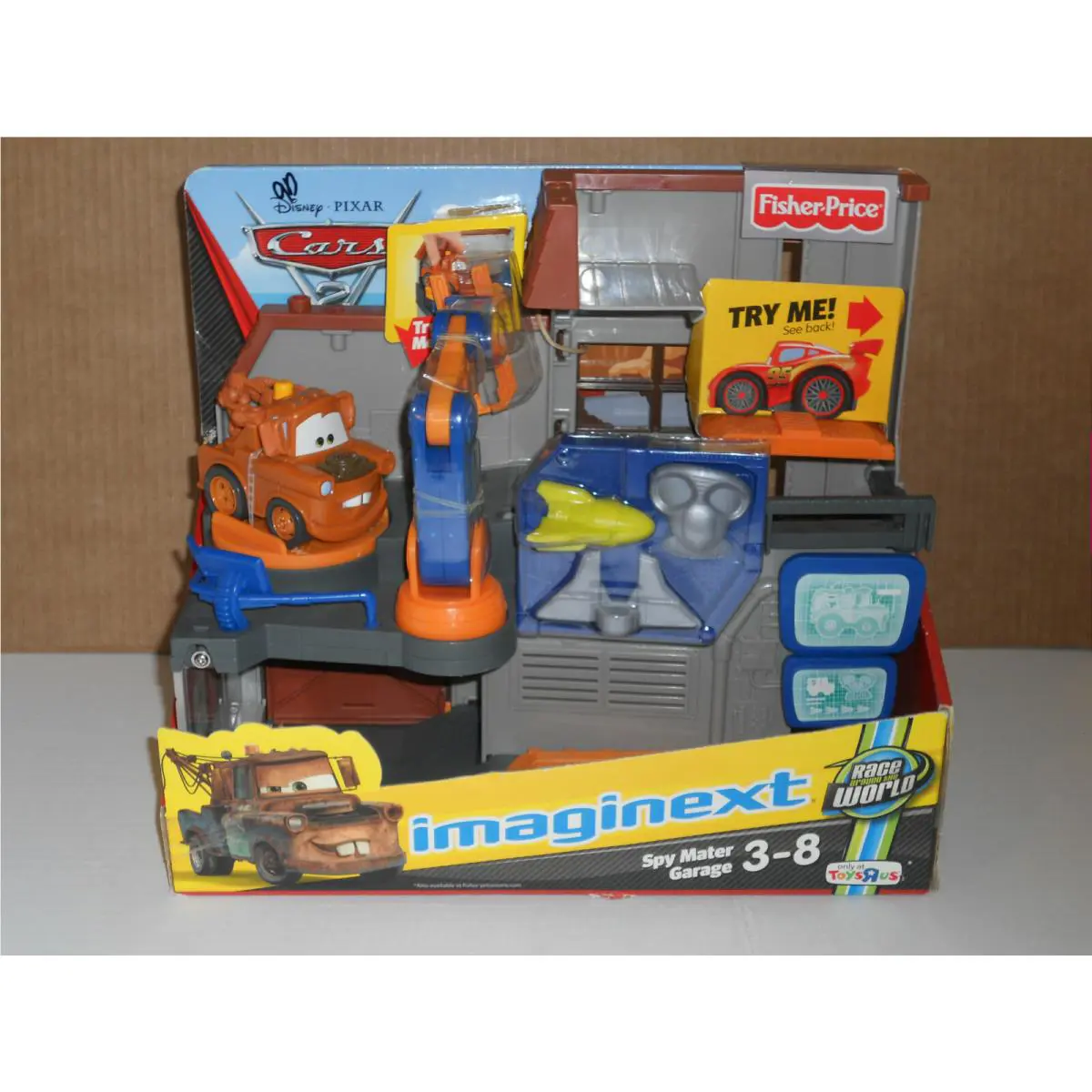 Fisher Price Imaginext Disney Cars Spy Mater Garage Exclusive Playset Rare