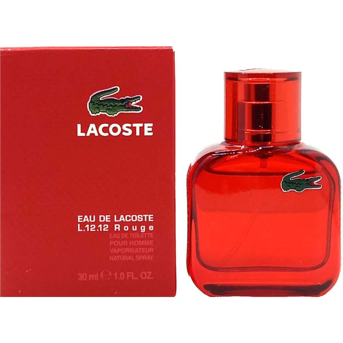 Lacoste Eau DE Lacoste L.12.12 Rouge Edt Spray Men 1.0 Oz / 30 ml