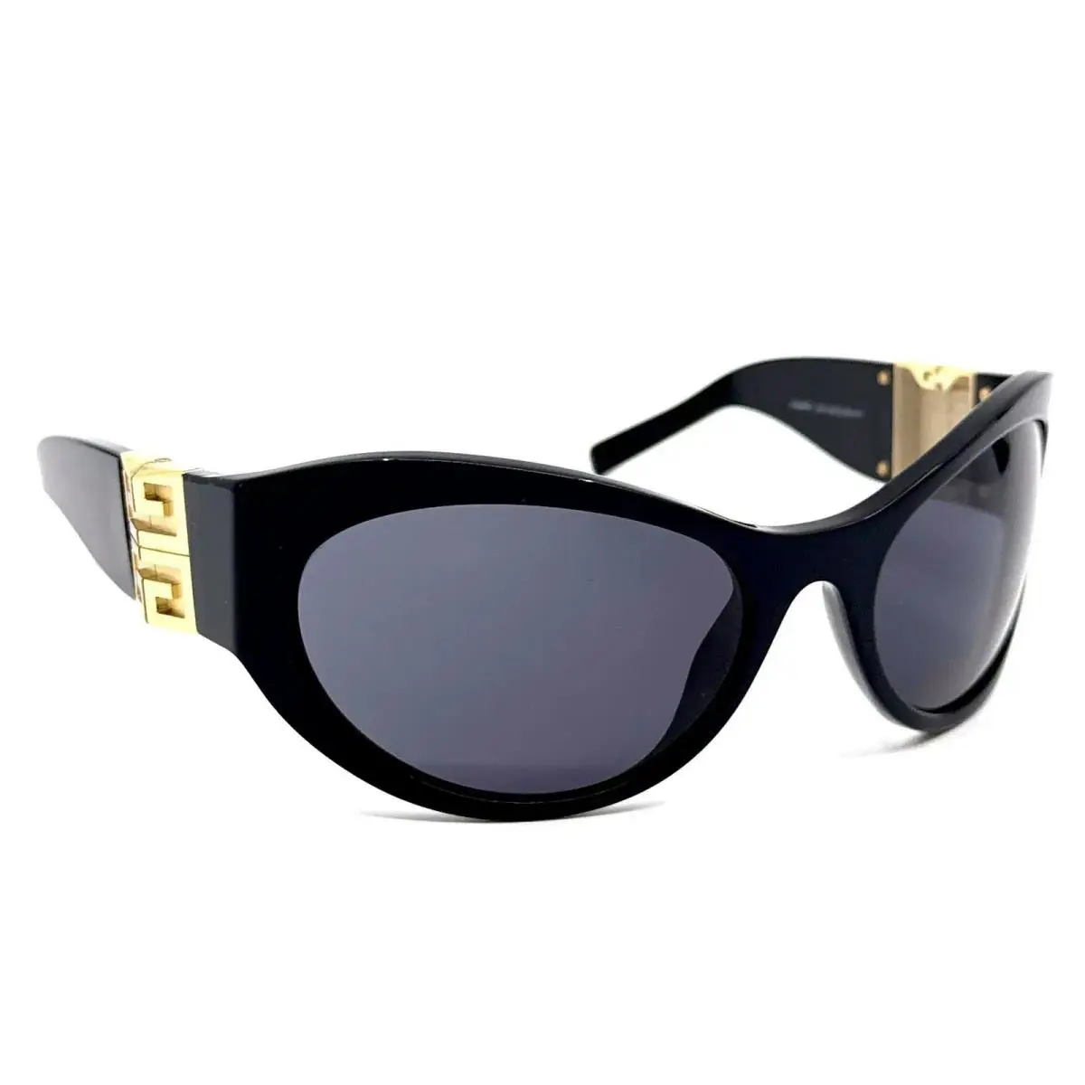 Givenchy GV40073I 01A Shiny Black/gold/grey Sunglasses 63-19-105