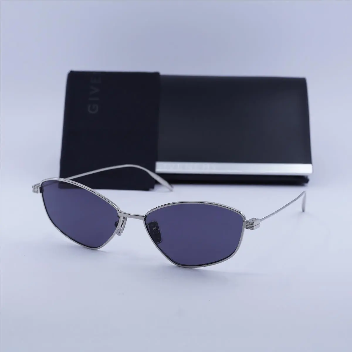 Givenchy GV40059U 16A Shiny Palladium/grey 59-15-140 Sunglasses - Frame: Shiny Palladium, Lens: Grey, code: 16A