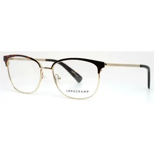 Longchamp LO2103 214 Havana Womens Square Eyeglasses 53-16-135 B:42 w/ Case