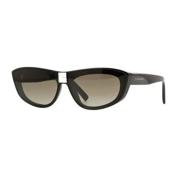 Givenchy GV40027I 01B Shiny Black/brown Gradient Sunglasses 145MM