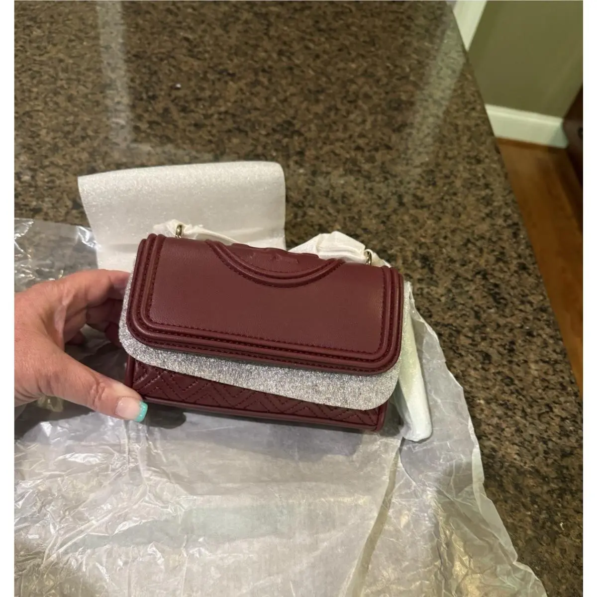 Tory Burch Fleming Micro Handbag - Port Royal