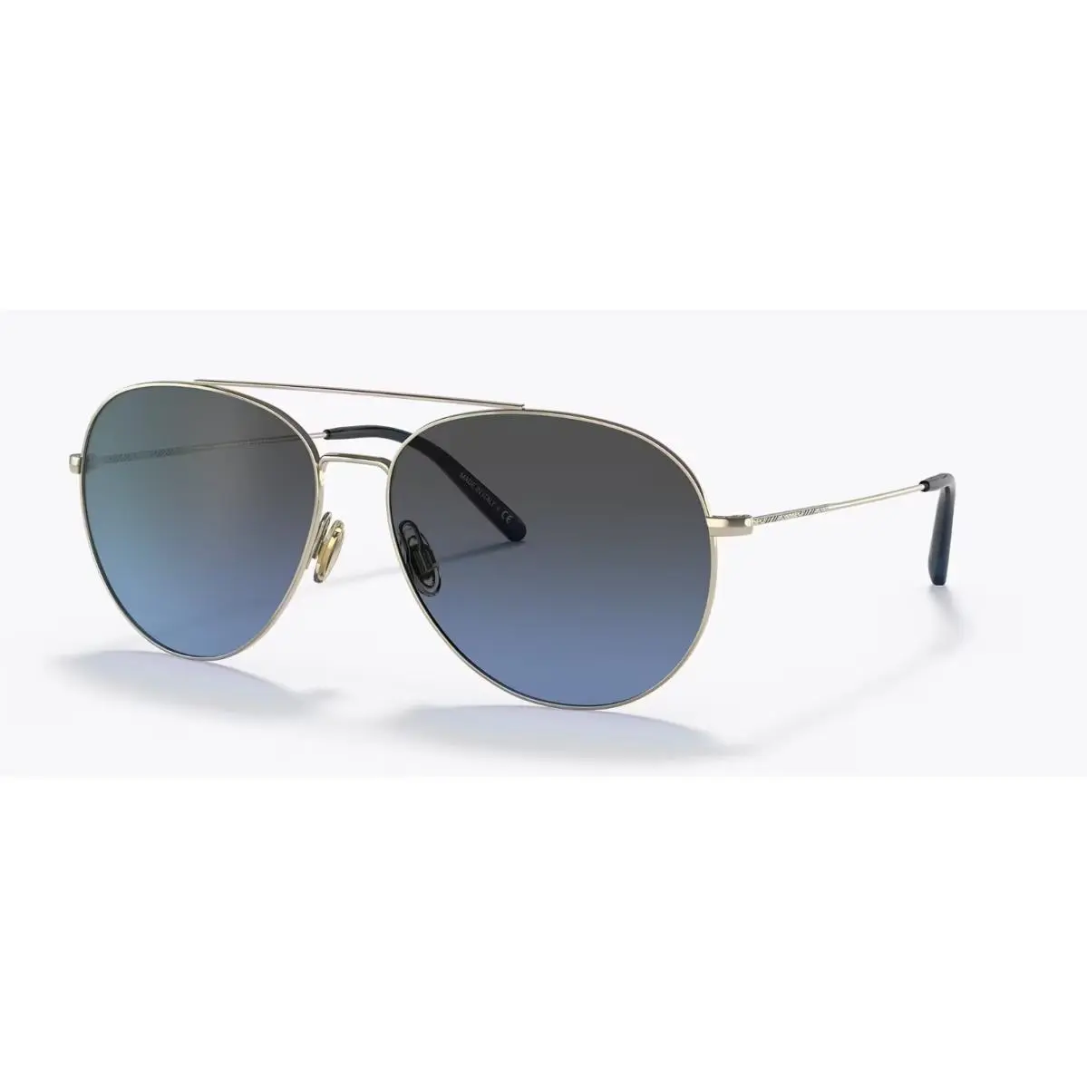 OV1286S 5035P4 Gold/grey Soft Square Polarized Sunglasses by Oliver Peoples