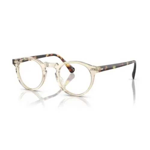 OV5186 Gregory Peck 1485 Buff Round 45mm Eyeglasses by Oliver Peoples