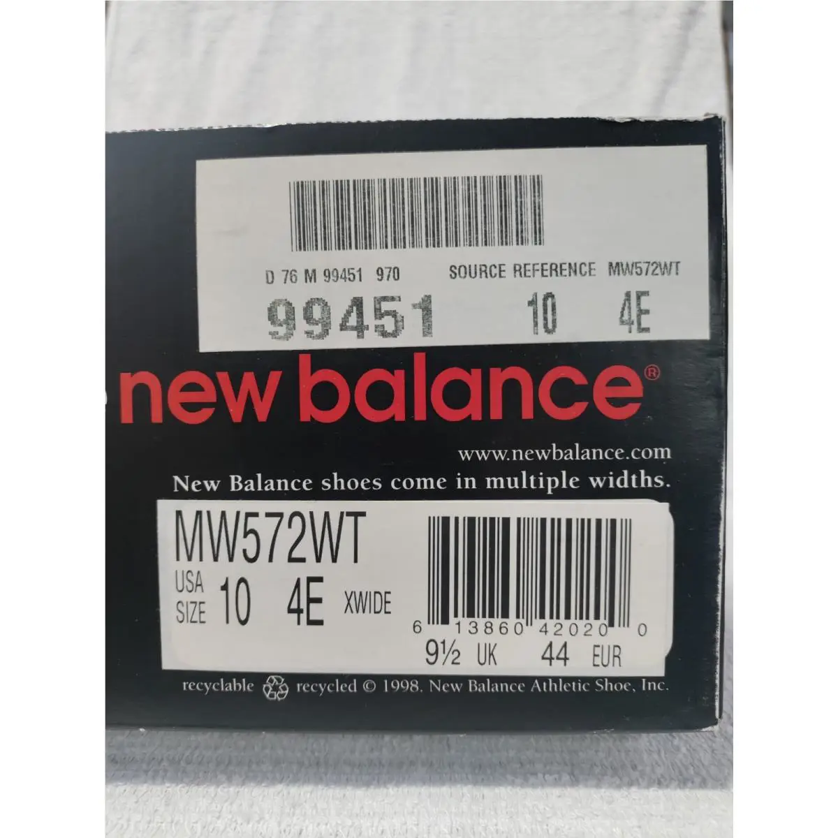 New Balance shoes - New Balance 572 - MW572WT - White (UPC: 613860420200) 9