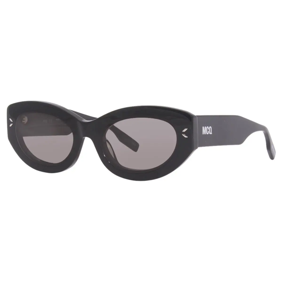 Alexander Mcqueen MQ0324S 001 Sunglasses Women`s Black/grey Lenses Cat Eye 55-mm by Alexander McQueen