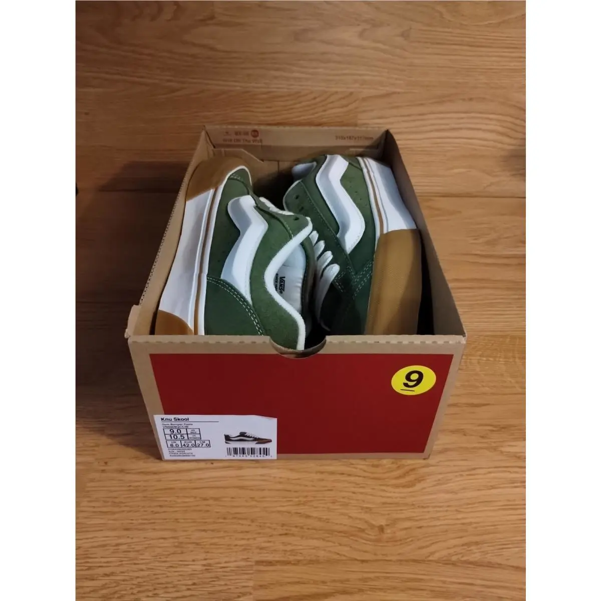 Vans shoes - VANS Knu Skool - Knu Skool - VN000CRPOLV - Green 10