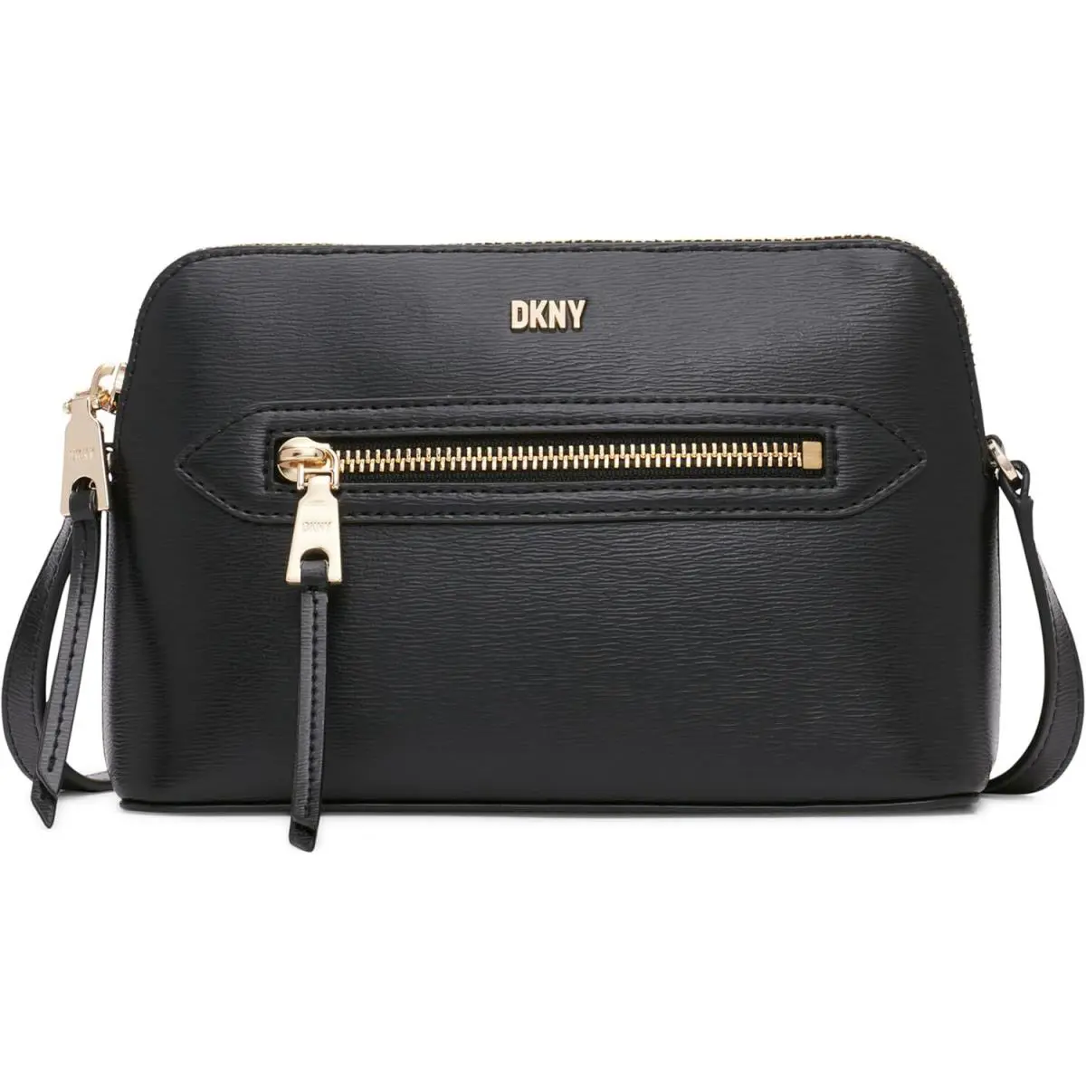 Dkny Classic Chelsea Dome Cbody Small Black/gold - Black, Gold