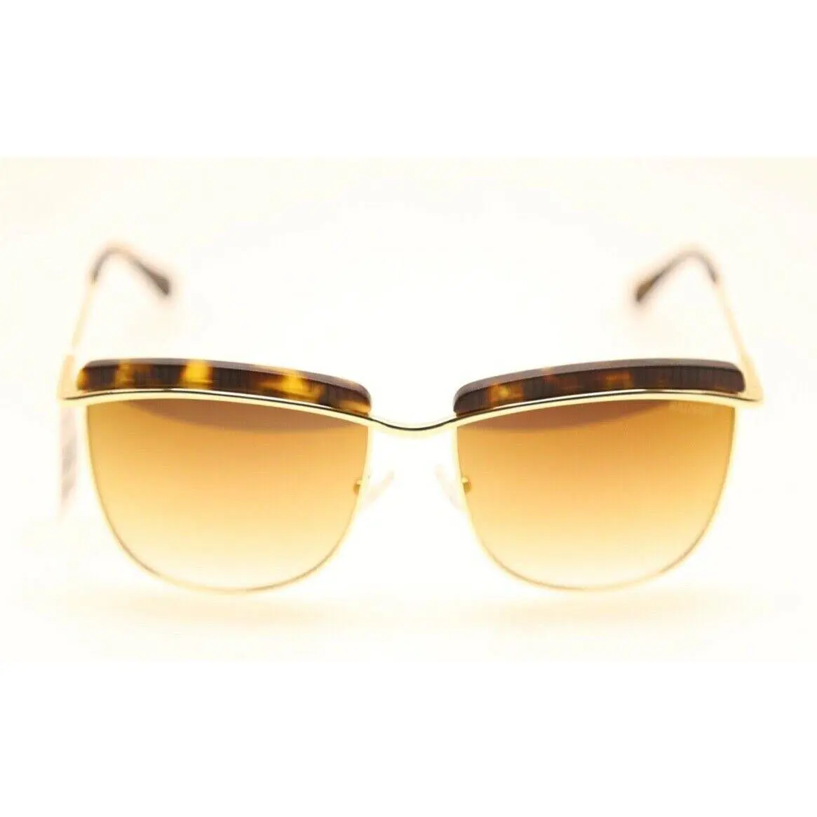 Balmain BL2521B C04 Havana Gold Brown/gold Lens Sunglasses 468