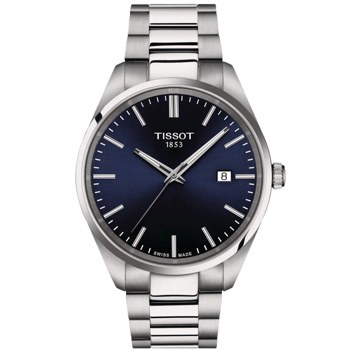 Men`s PR 100 Navy Blue Dial Watch - T1504101104100 by Tissot