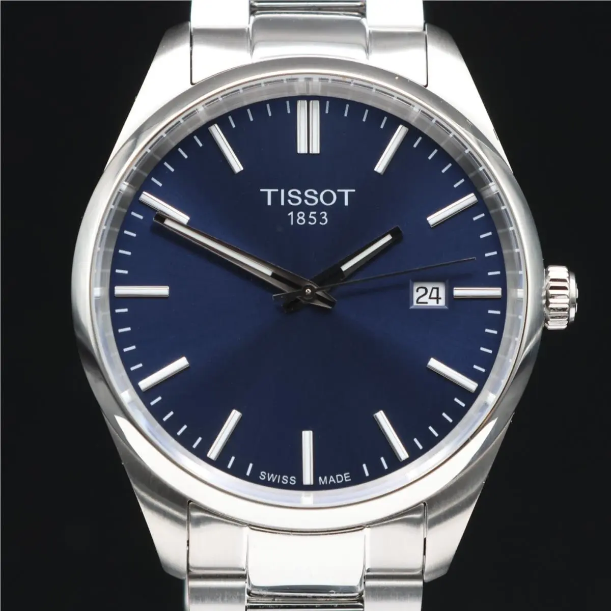 Tissot PR 100 40 mm Quartz Navy Blue Men`s Swiss Watch T150.410.11.041.00
