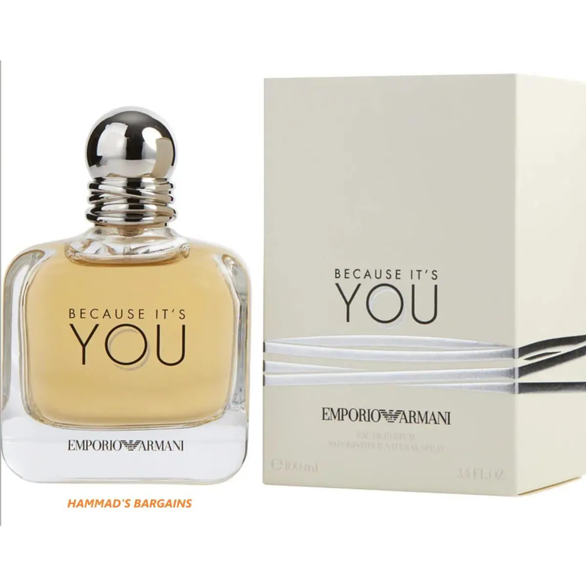Because It`s You Emporio Armani Edp 3.3 OZ / 100 ML For Women