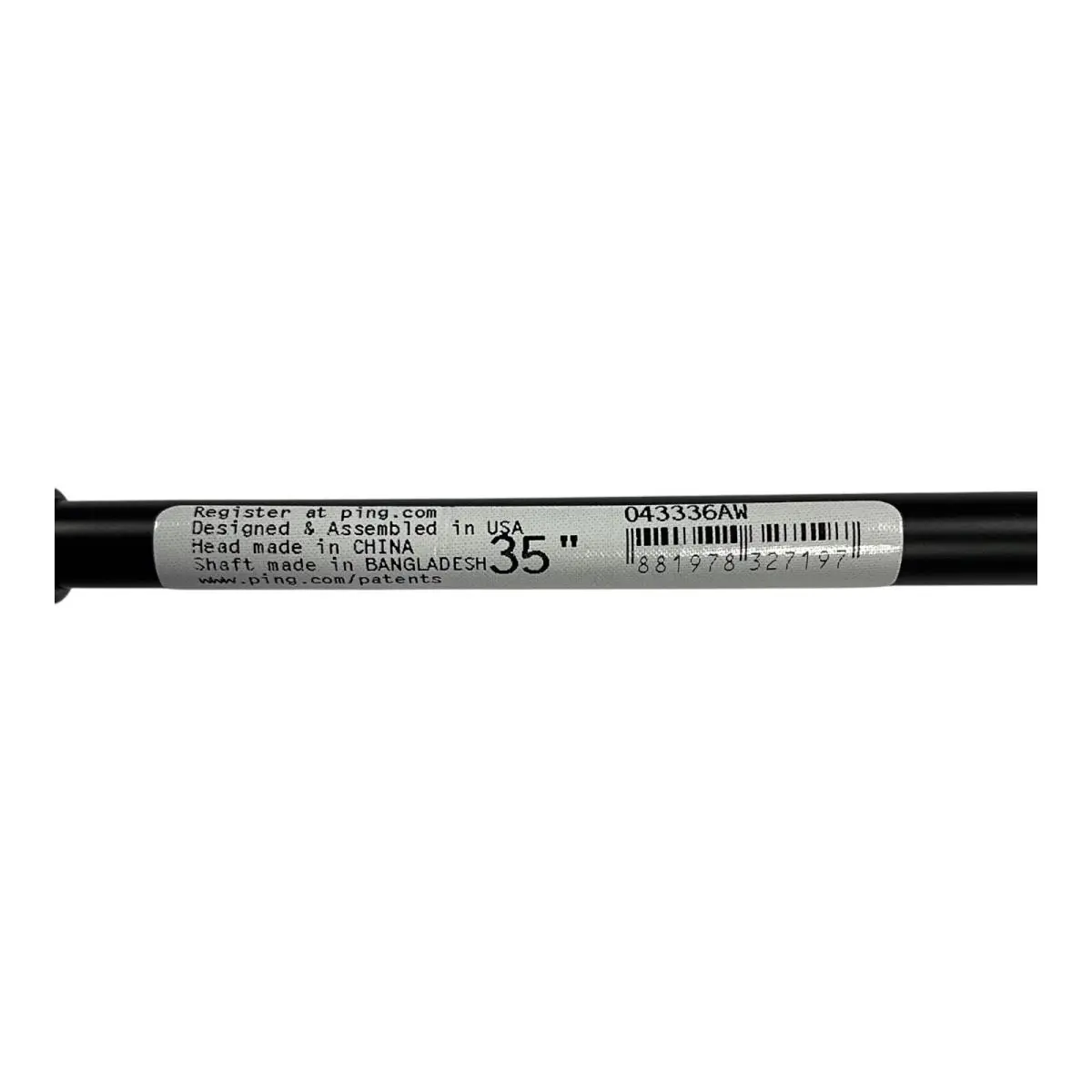 Ping  - Ping 2023 Anser D Matte - Black (UPC: 881978327197) 3