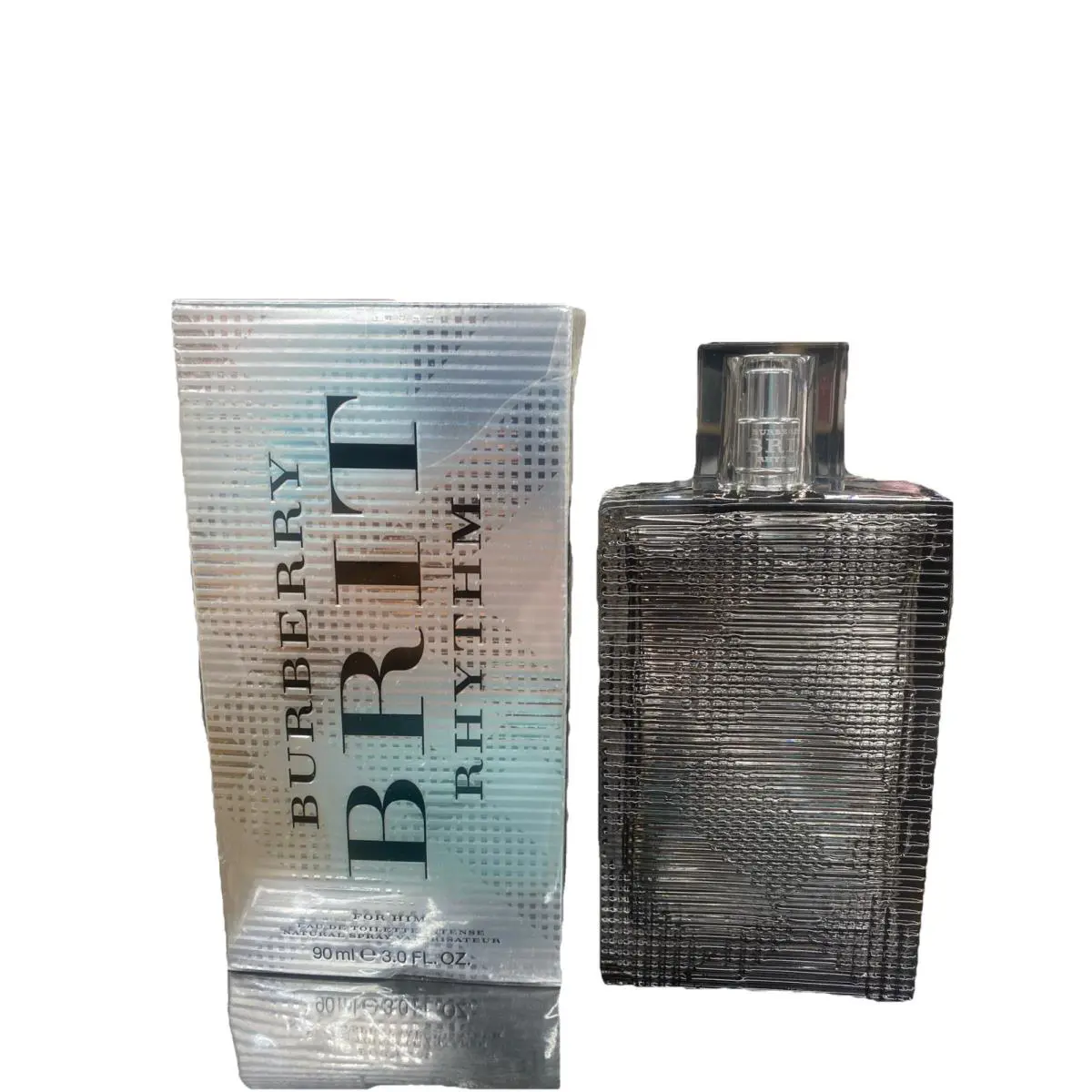 Burberry Brit Rhythm Intense Edt Spray For Men 3.0 Oz 90 Ml Vintage
