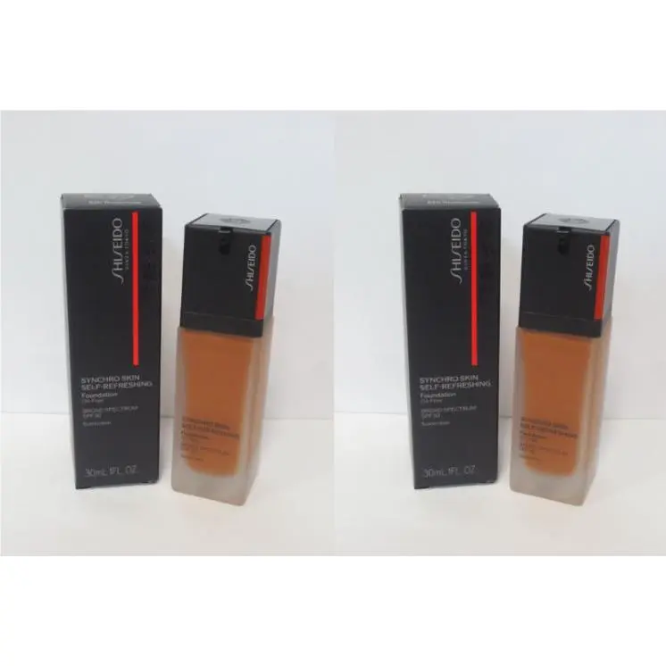 Synchro Skin Self-refreshing Foundation 520 Rosewood 1 OZ Lot OF 2 by Shiseido