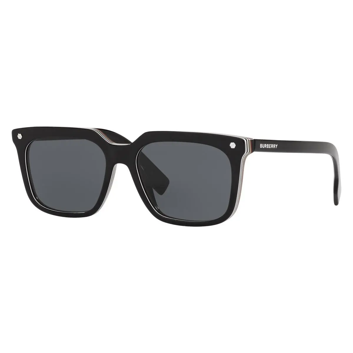 Burberry BE 4337 Carnaby Black Dark Grey 379887 Sunglasses