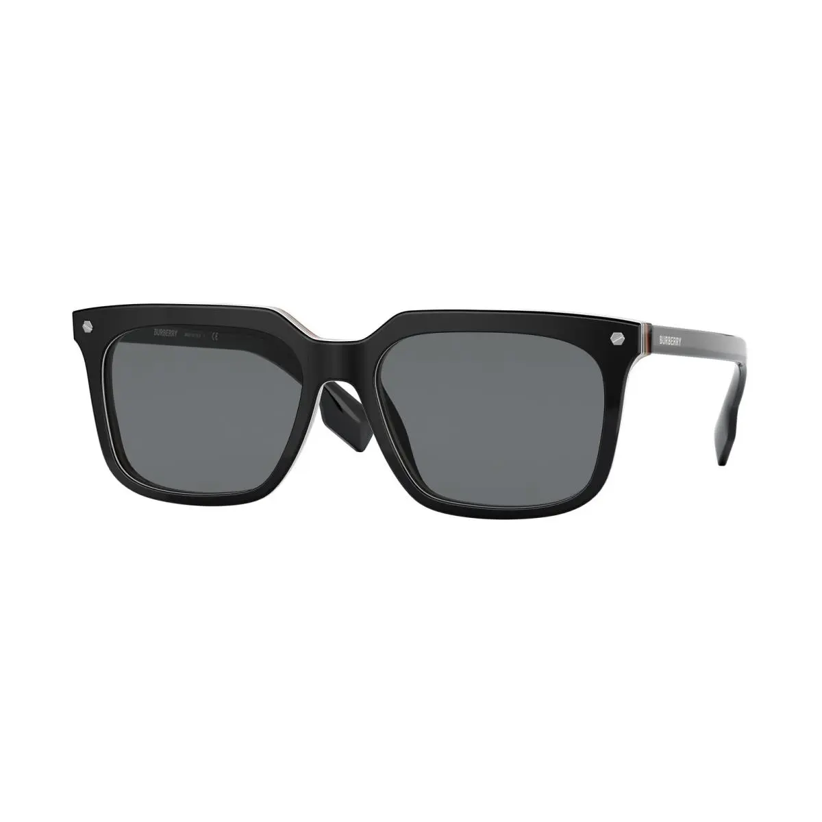 BE 4337 Carnaby Black Dark Grey 379887 Sunglasses by Burberry