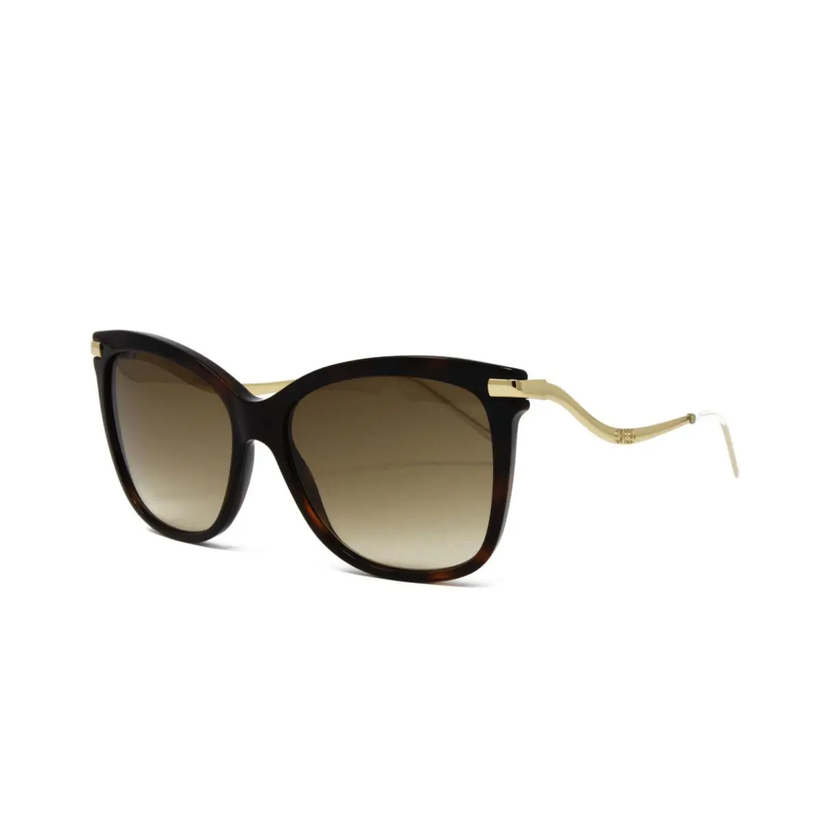 Jimmy Choo Sunglasses Women`s Plastic Cat Eye Glitter Havana 55mm SteffS-02V