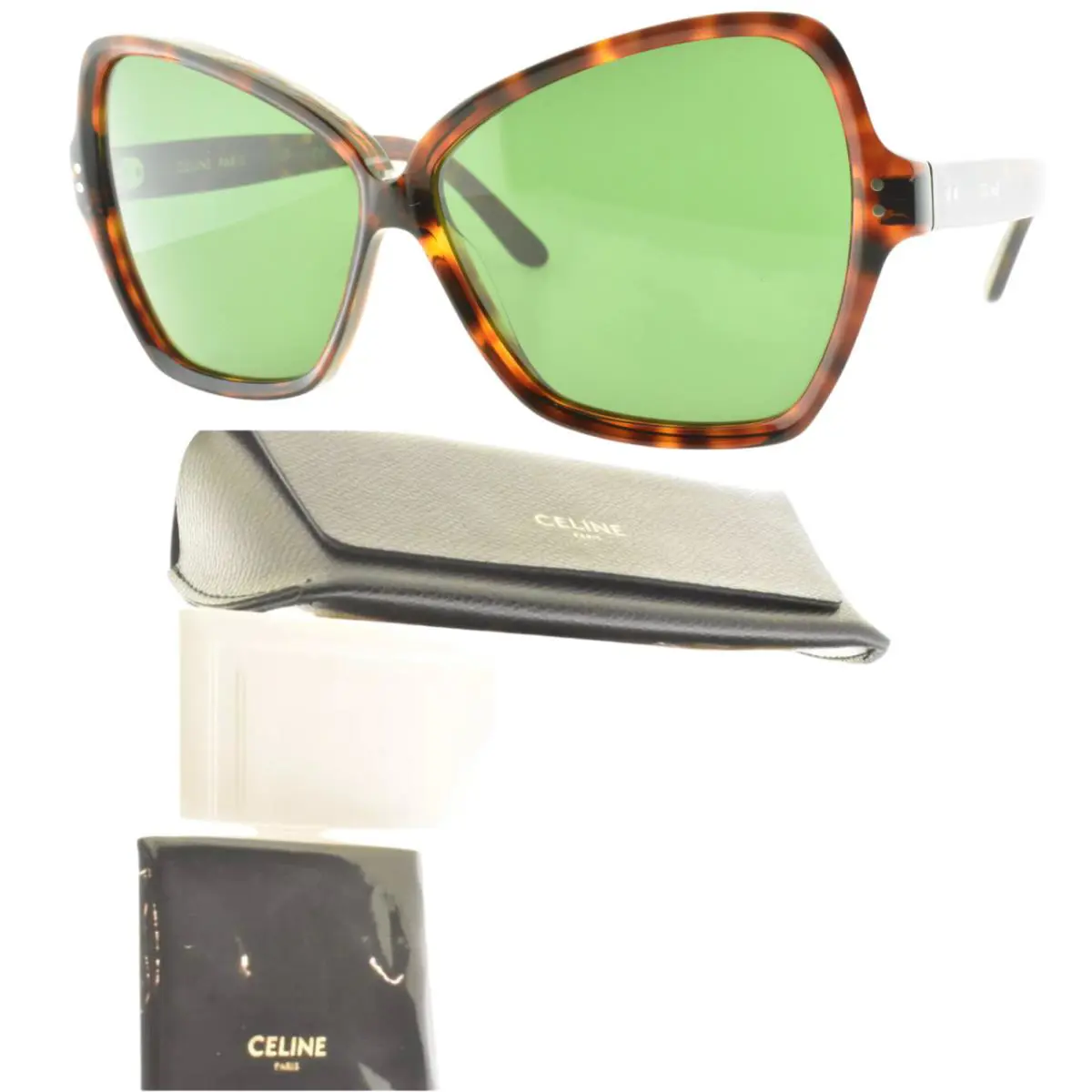 CL4006IN 90B 3 62-13-145 Midnight Blue Aviator Full Rim Sunglasses by Celine
