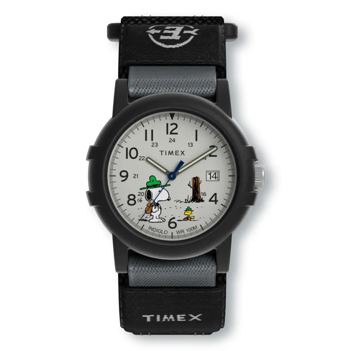 Timex TW4B29100 Expedition Scout x Peanuts Snoopy Fast Wrap Strap Watch