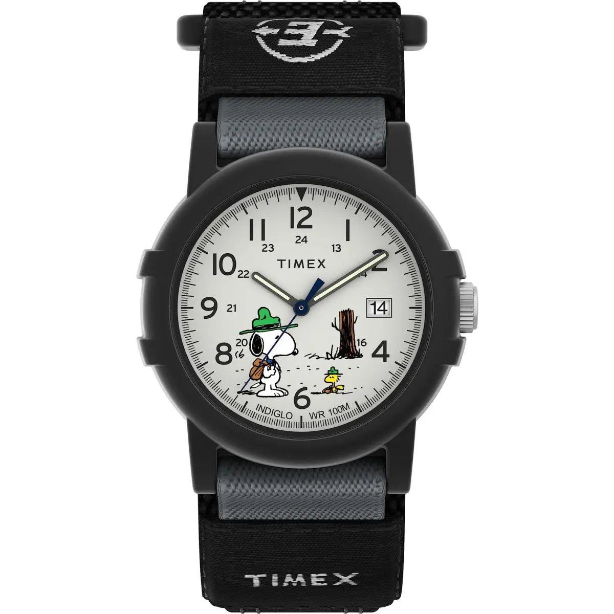 TW4B29100 Men`s Expedition Camper 40mm Black Fast Wrap White Dial Watch by Timex
