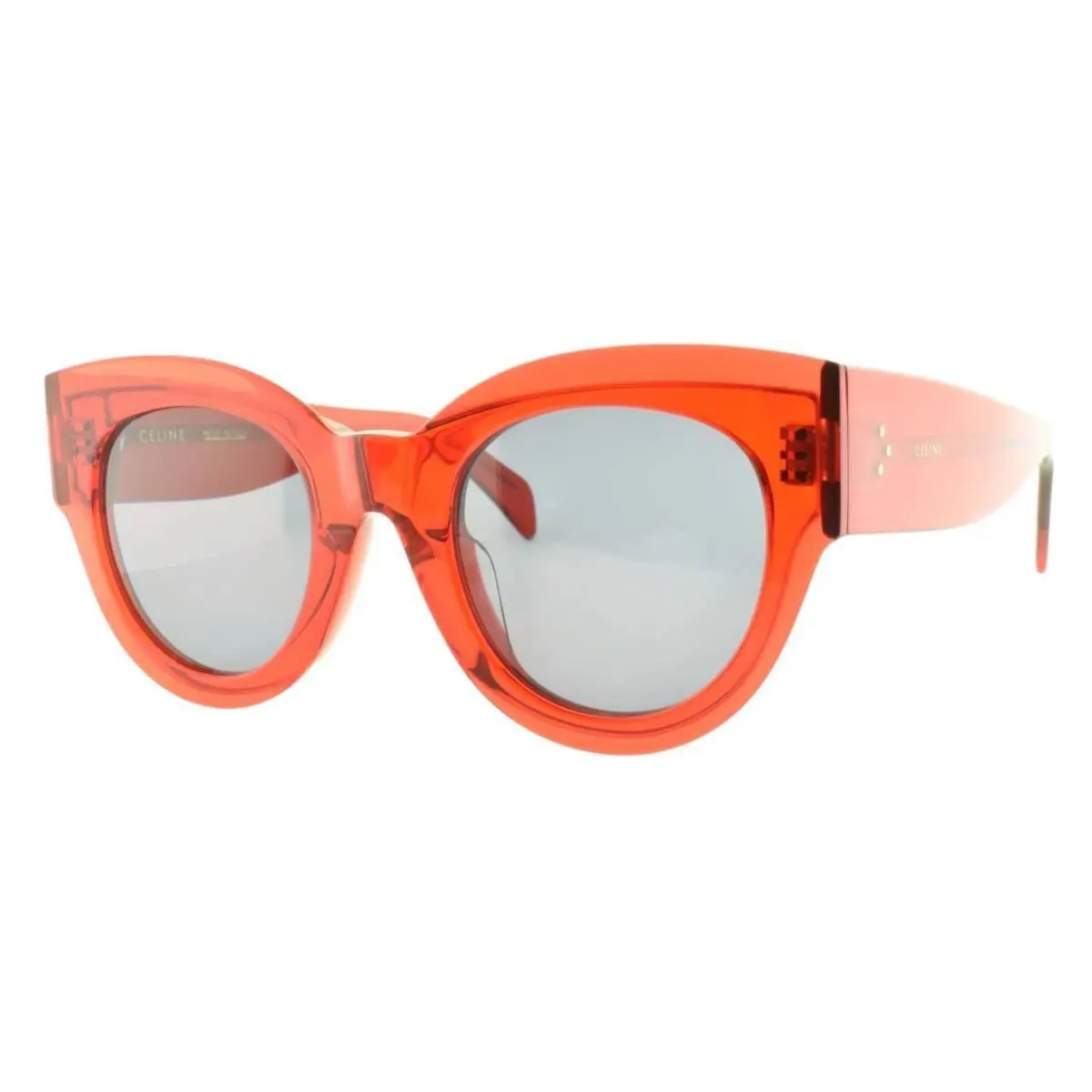 CL4008F 66V 50-24-150 Red Round Full Rim Unisex Sunglasses by Celine