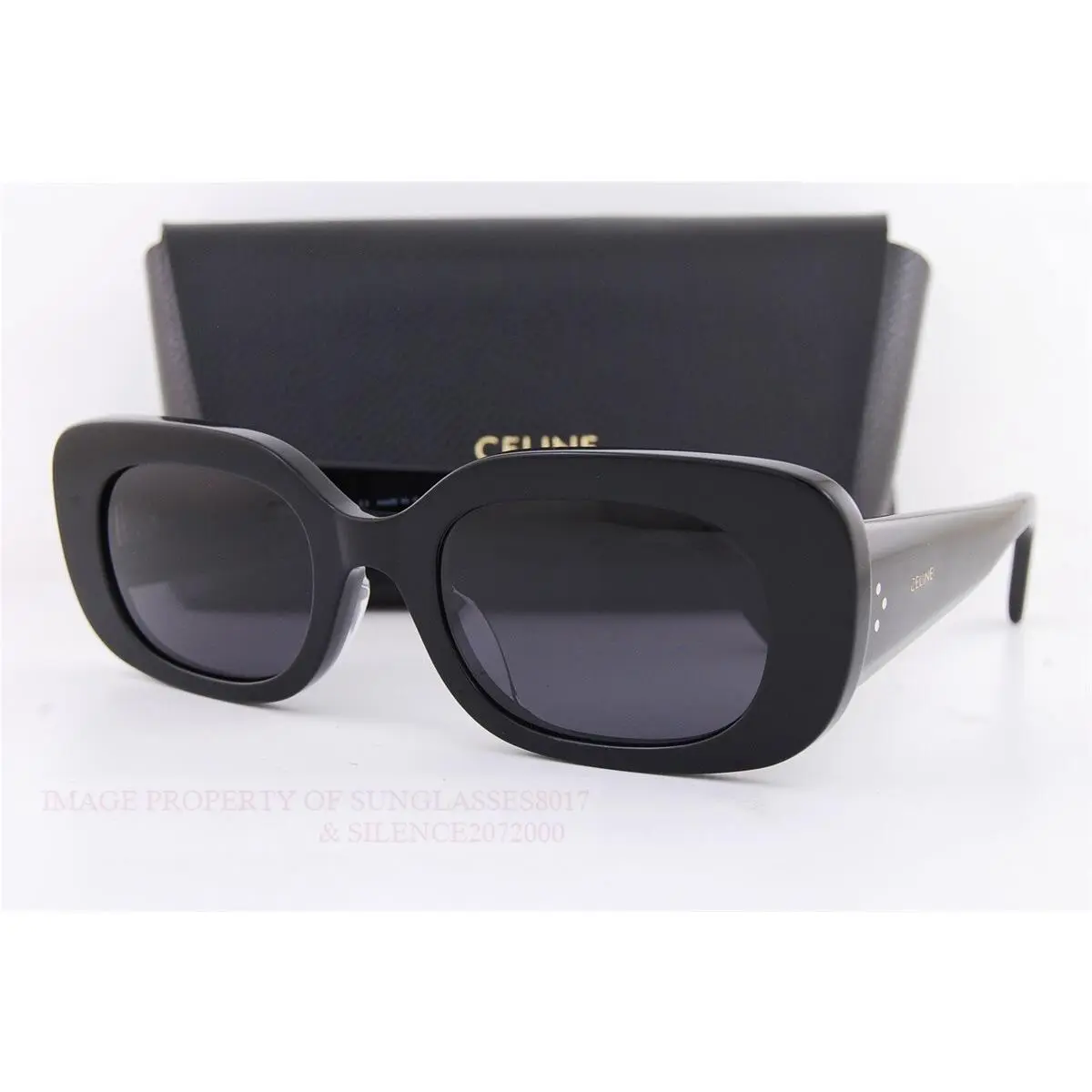 Sunglasses CL 40287U 01A Black/dark Gray For Women by Celine