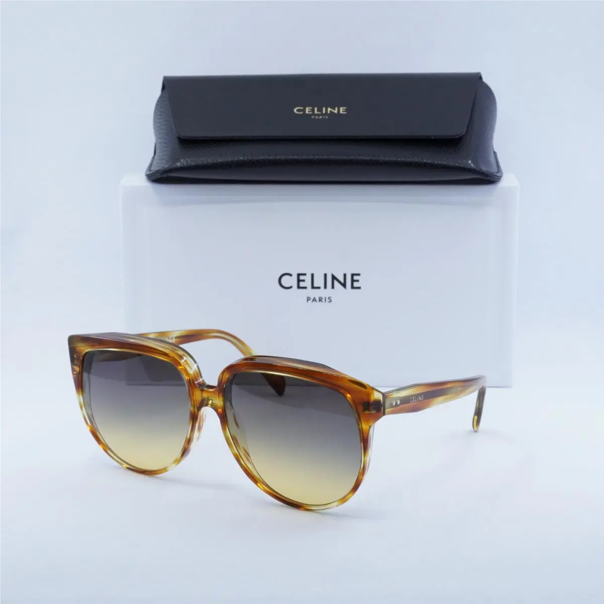 Celine CL40048I 56B Blonde Havana/grey Gradient 62-15-140 Sunglasses
