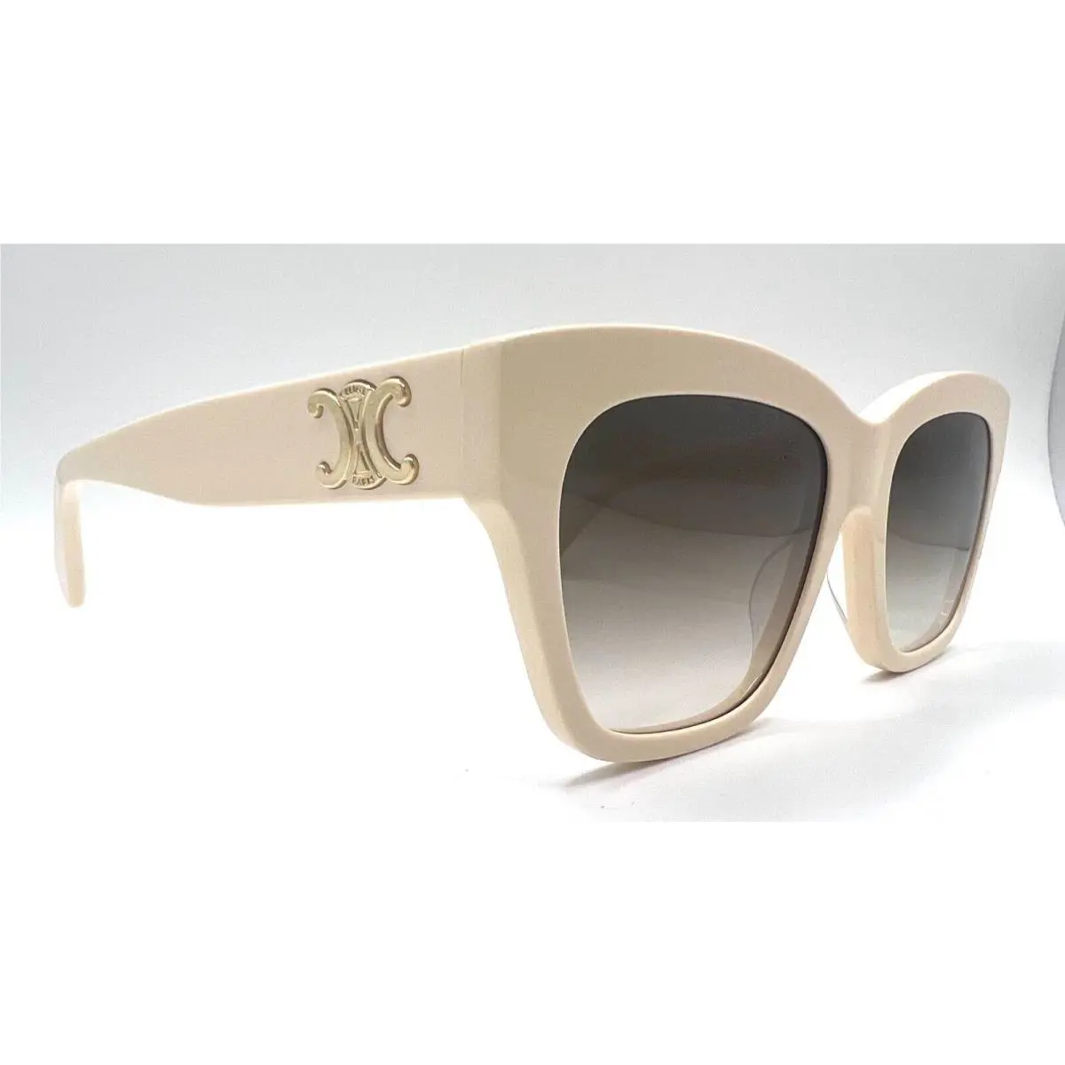 Celine Paris CL40253I CL 40253I 25F 55-18-140 Beige/brown Sunglasses