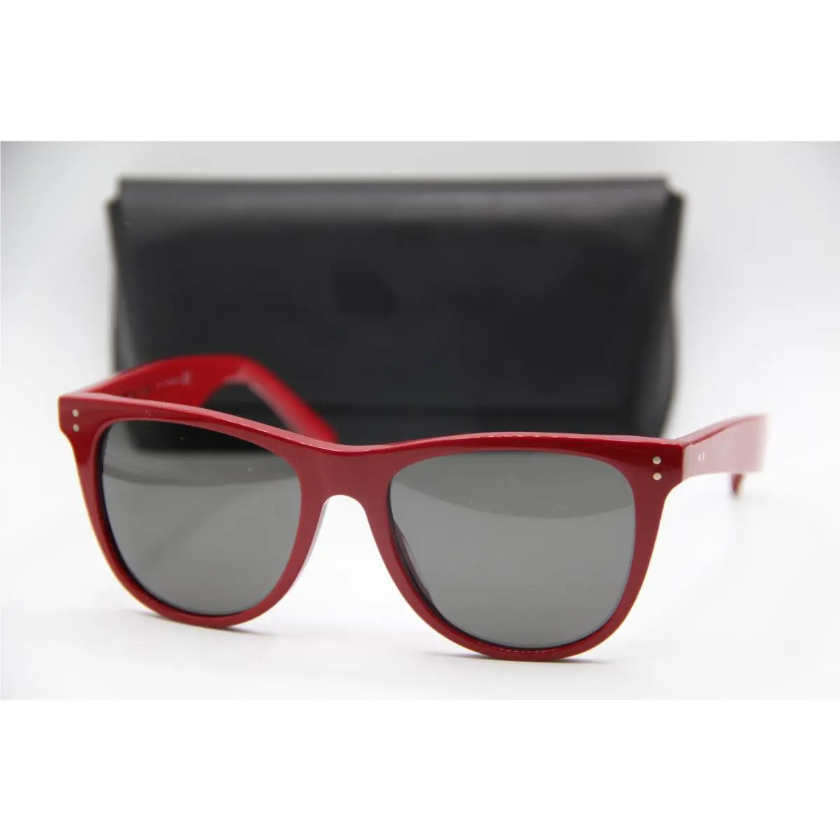 Celine Paris CL400881 66A Red Designer Sunglasses W/case 54-18