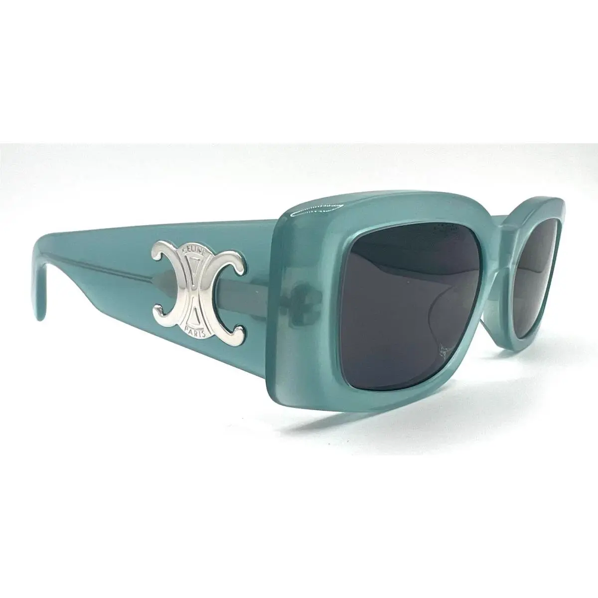 Celine Paris CL40282U CL 40282U 93A Shiny Crystal Dusky Lime Sunglasses