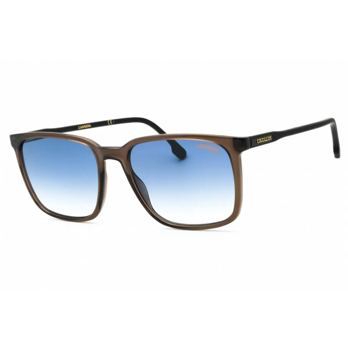 Carrera 259/S 009Q 08 Sunglasses Transparent Brown Frame Blue Gradient - Frame: Transparent Brown, Lens: Blue