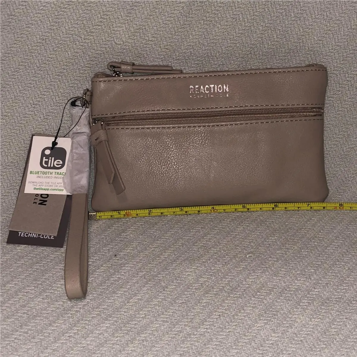 Kenneth Cole Reaction Wristlet Wallet with Tile Bluetooth Tracker