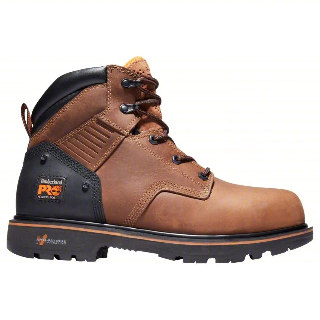 Timberland Pro Ballast Size 11-1/2 Leather Boot 6 Steel Safety Toe TB1A29H7214 - Brown