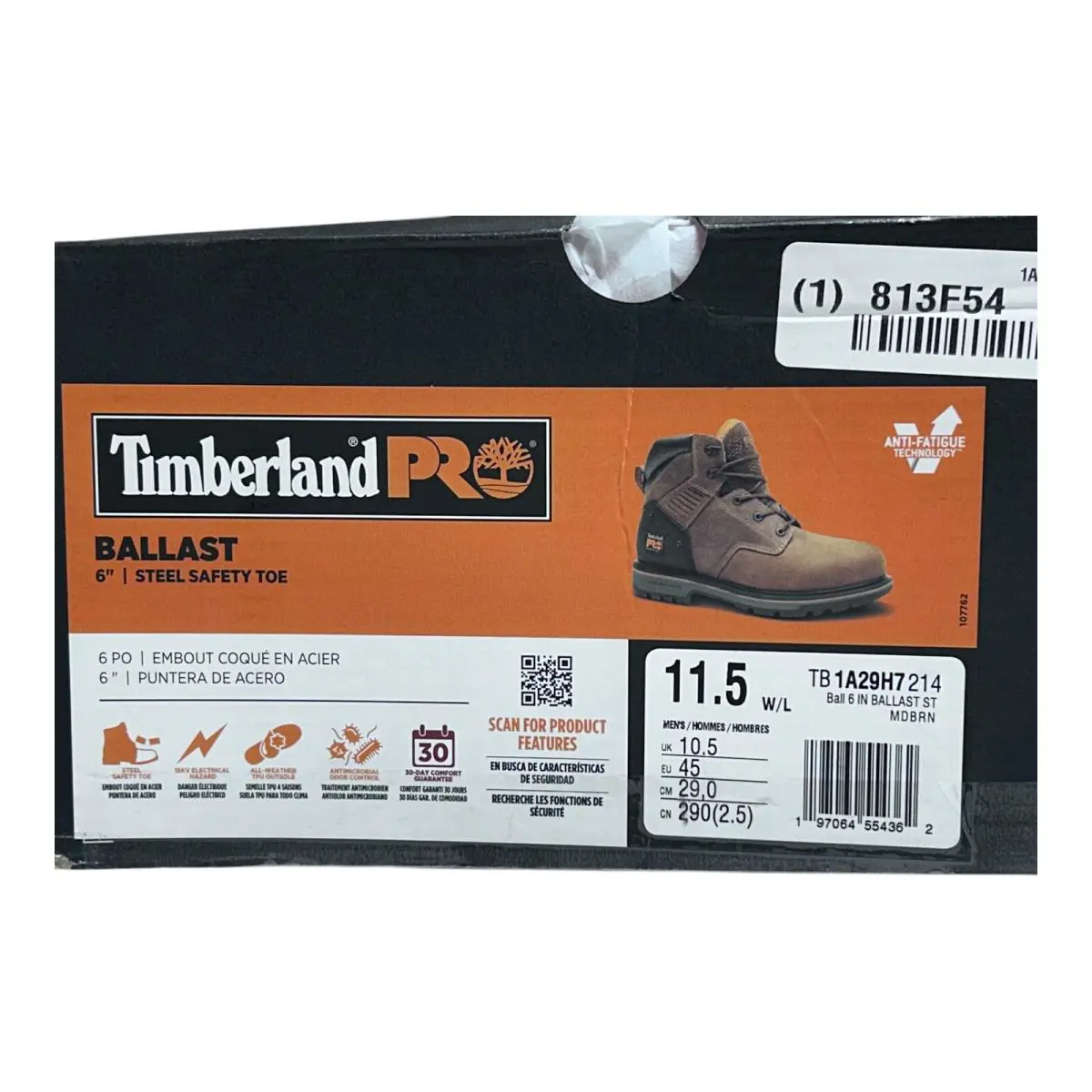 Timberland shoes - timberland pro ballast - pro ballast - TB1A29H7214 - Brown (UPC: 197064554362) 5