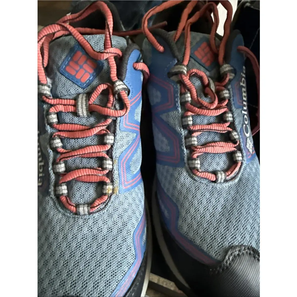 Columbia Women’s Pine Bluffs Omni Tech Drk Mirage/wht Hiking Outdoor Wtrproof 9