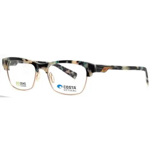 Costa Del Mar FRF210 220 Burgundy Womens Semi Cat Eye Eyeglasses 53-17-145 B:37