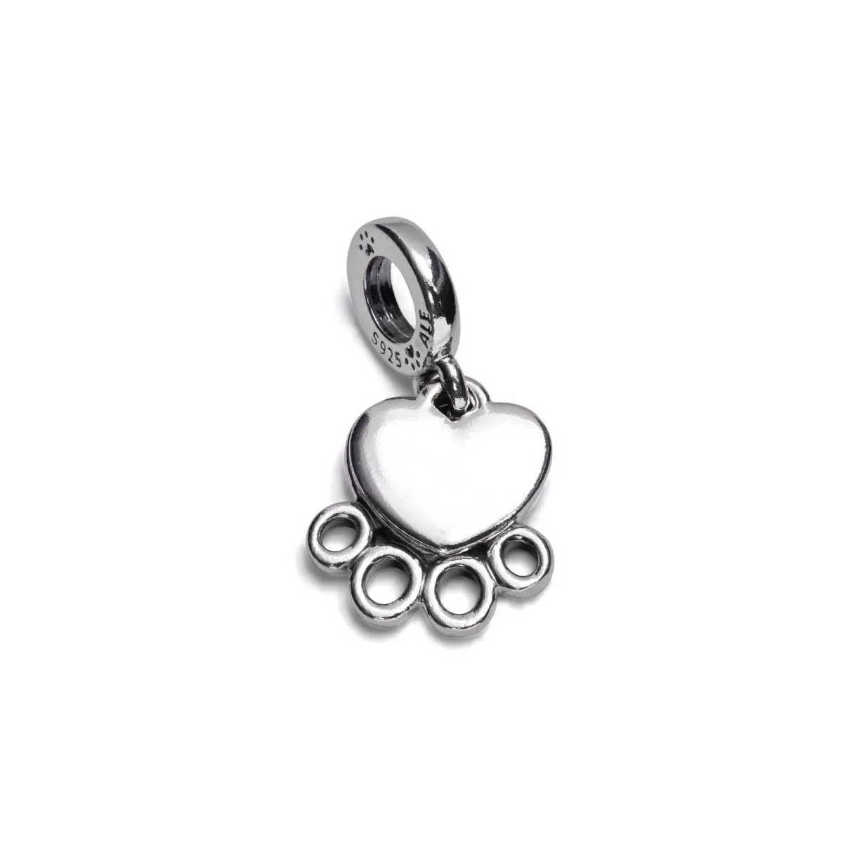 Pandora Hearts Paw Print Dangle Charm 799360C00