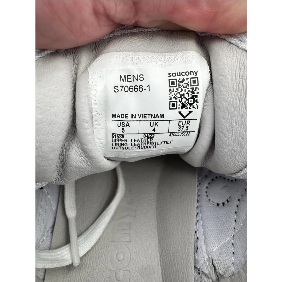Saucony shoes - Saucony Shadow 6000 - Shadow - S70668-1 - White / Black (UPC: 0195017558689) 7