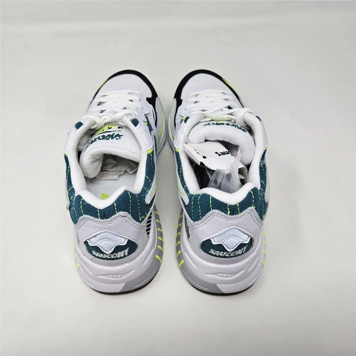 Saucony shoes - Saucony 3D Grid Hurricane - Grid Hurricane - S70646-1 - White / Green (UPC: 195017554544) 3