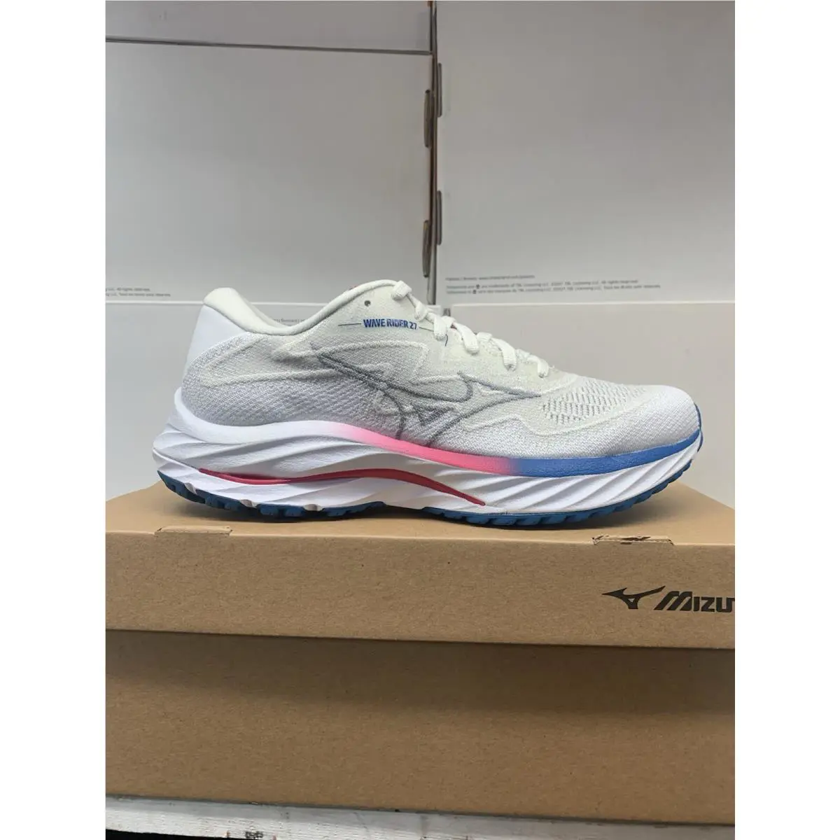 Mizuno shoes - WAVE RIDER - WAVE RIDER - J1GD237525 - White 3